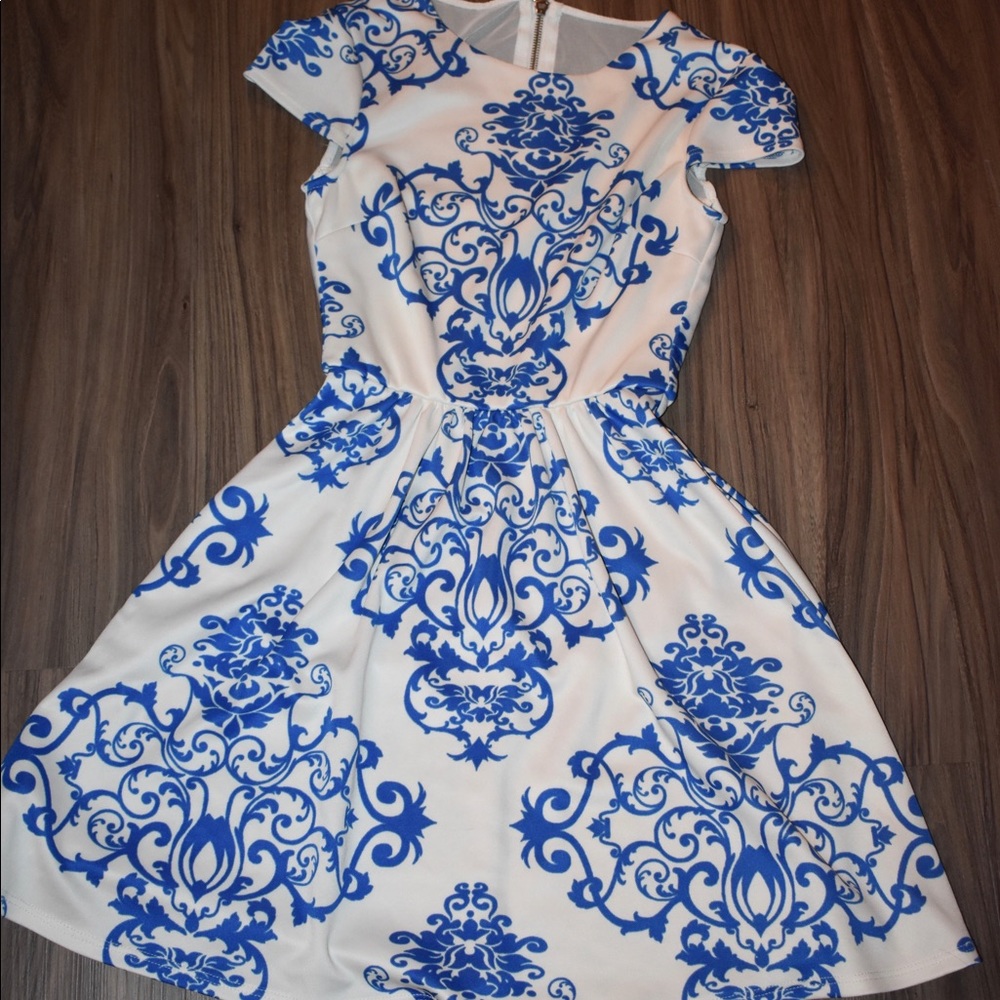 Beautiful Blue/White Oriental Dress
